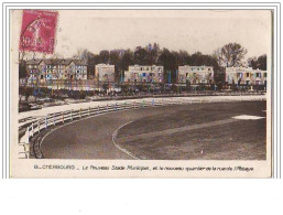 CHERBOURG Le Nouveau Stade Municipal, Et Le Nouveau Quartier De La Rue De L'Abbaye - Cherbourg