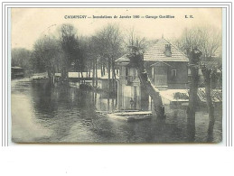 CHAMPIGNY Inondations De Janvier 1910 Garage Gentillon - Champigny Sur Marne