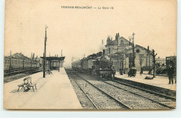 PERSAN-BEAUMONT - La Gare - Un Train - Persan