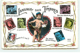 Langage Des Timbres - Ange, Mon Coeur Déborde De Joie, M'aimes-tu ?, Penses-tu à Moi ? .... - Other & Unclassified