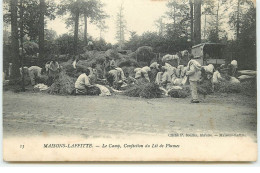 MAISONS-LAFFITTE - Le Camp - Confection Du Lit De Plumes - Maisons-Laffitte