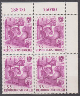 1961 , 15 Jahre Verstaatlichte Unternehmen ( Mi.Nr.: 1095 ) (1) 4-er Block Postfrisch ** - Unused Stamps