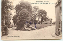 LYONS-LA-FORET - Le Square De République Et La Rigole - Lyons-la-Forêt