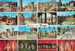 ITALIE - Saluti Da Pompei - Multi-vues De Différents Endroits - Carte Postale Ancienne - Pompei