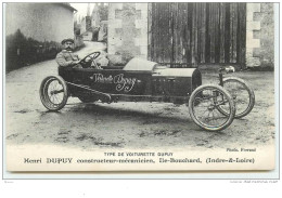ILE BOUCHARD Henry Dupuy Constructeur-mécanicien Type De Voiturette - L'Île-Bouchard