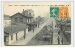 HOUILLES-CARRIERES-SURSEINE   La Gare Vue Intérieure - Houilles