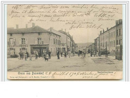 Gruss Aus BUSENDORF (BOUZONVILLE) Saarlouiserstrasse (vendu En L&amp Acute état) - Autres & Non Classés