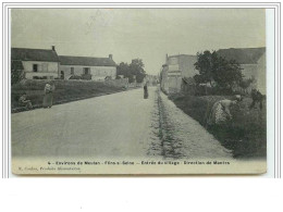 Environs De Meulan FLINS-SUR-SEINE Entrée Du Village Direction De Mantes - Flins Sur Seine