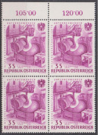 1961 , 15 Jahre Verstaatlichte Unternehmen ( Mi.Nr.: 1095 ) (4) 4-er Block Postfrisch ** - Unused Stamps