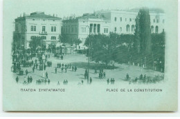 GRECE - ATHENES - Place De La Constitution - Griechenland