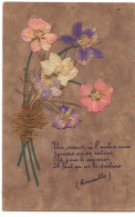 Fleurs Séchées Collées - Corneille - Un Coeur à L'autre Uni ... Le Déchire - Flores