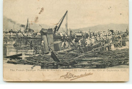 CHINE - HONG-KONG - The French Distroyer Fronde In Kowloon, Damaged By Typhoon Of The 13th September 1906 - Chine (Hong Kong)