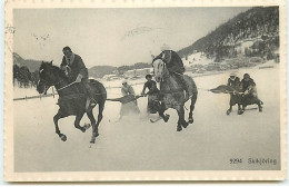 CHAUX DE FONDS - Skikjöring - La Chaux-de-Fonds