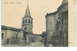 AUREC - L'Eglise Et Le Château - Andere & Zonder Classificatie