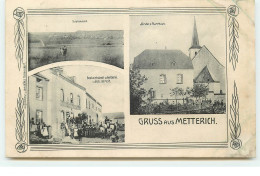 Gruss Aus METTERICH - Kirche Pfarrhaus - Multi-vues - Autres & Non Classés