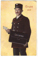 Carte à Système - Suisse - Gruss Aus LOCARNO - Facteur - Leporello - Locarno