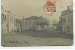 Carte-Photo - BROCAS - La Place - Andere & Zonder Classificatie