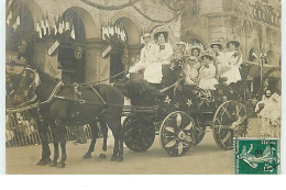 Carte-Photo - ALGER 1909 - Souvenir De La Bataille De Fleurs - Algerien