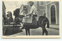 Antilles - VIRGIN ISLANDS - SAINT-THOMAS - Native On Donkey - Amerikaanse Maagdeneilanden