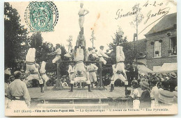 EZY - Fête De La Croix-Pajeot 1905 - La Gymnastique "L'Avenir De Vernon" - Une Pyramide - Sonstige & Ohne Zuordnung