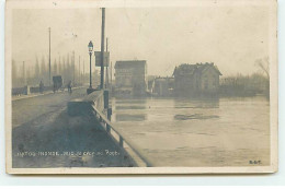 CHATOU Inondé - 1910 - La Crue Au Pont - Chatou