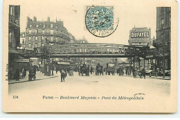 PARIS X - Boulevard Magenta - Pont Du Métropolitain - Publicité Dufayel - Paris (10)