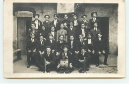 Carte Photo - Groupe De Conscrits Classe 1917 - Otros & Sin Clasificación