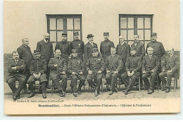 RAMBOUILLET - Ecole Militaire Préparatoire D'Infanterie - Officiers & Professeurs - Rambouillet