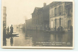 NEUILLY-SUR-SEINE - Rue Soyer - Crue De La Seine 30 Janvier 1910 - Neuilly Sur Seine