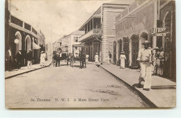 Iles Vierges - SAINT-THOMAS - D.W.I. - A Main Street View - Lottery Tickets - Jungferninseln, Amerik.