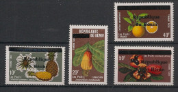 BENIN - 1990 - Taxe TT N°Mi. 11 à 14 - Fruits - Série Complète - Neuf Luxe ** / MNH / Postfrisch - Benin – Dahomey (1960-...)