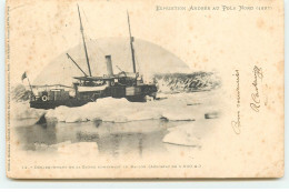 Expédition Andrée Au Pôle Nord (1897) - Débarquement De La Caisse Contenant Le Ballon (aérostat De 4500 M.) - Missionen