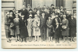 DIJON - Premier Congrès Provincial D'Hygiène Publique Et Sociale - 3-4 Juin 1928 - Dijon