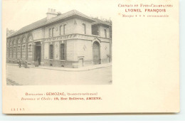 Cognacs Et Fines-Champagnes Lyonel François - Bureaux Et Chais  - Alcool - Distillation Gemozac Amiens - Publicidad