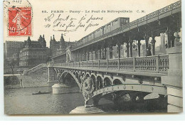 PARIS - PASSY - Le Pont Du Métropolitain - C.M. N°68 - Pariser Métro, Bahnhöfe