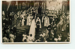 Carte Photo - Famille Royale - Mariage Royal-Princier Royaume-Uni ? - Intérieur De L'église - Familles Royales