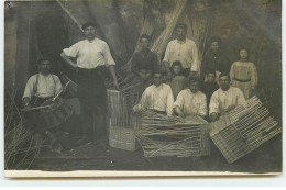 Carte Photo à Localiser - Vannerie - Vannier - Travail De L'osier - Artisanat