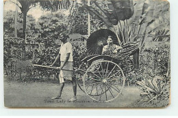 Sri Lanka, Ceylon - Tamil Lady In Rickshaw - Sri Lanka (Ceilán)