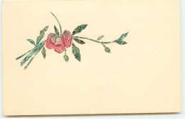 Représentation De Timbres - Cut Stamps - Fleurs - Briefmarken (Abbildungen)