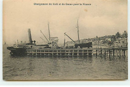Guadeloupe - BASSE-TERRE - Chargement Du Café Et Du Cacao Pour La France - Basse Terre