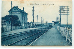 BOUFFEMONT - La Gare - Un Train En Approche - Bouffémont