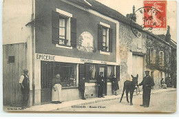 SOINDRES - Route D'Anet - Epicerie, Charcuterie - Aux Deux Entetes Maison Patin - Autres & Non Classés