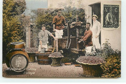 Portugal - MADEIRA - Vindima Vintage - Hommes Près D'un Pressoir Et De Paniers Remplis De Raisin - Vin - Madeira