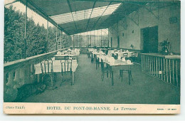 SAINT THOMAS En ROYANS - Hôtel Du Pont-de-Manne - La Terrasse - Other & Unclassified