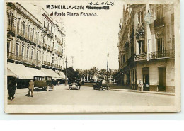 MELILLA - Calle - Al Fondo Plaza Espana - Melilla
