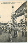 MARSEILLE - Exposition Internationale D'Electricité 1908 - Les Grandes Balançoires Electriques - Manège - Electrical Trade Shows And Other