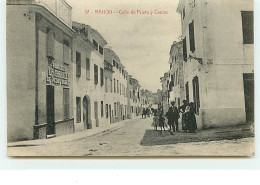MAHON - Calle De Pileto Y Caules - Panaderia La Maravilla De Pedro Robert - Menorca