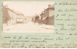 Carte Photo - SAINT-LEU-TAVERNY - Avenue De La Gare - Saint Leu La Foret