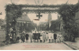 CRULAI - Souvenir Du 30 Juillet 1922 - Entrée Du Bourg Et Route De Randonnai - Sonstige & Ohne Zuordnung
