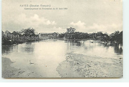 KAYES - Commençement De L'Inondation Du 22 Août 1906 - Sudan
